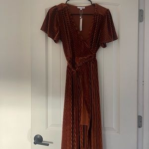 Baltic Born Ribbed Velvet dress